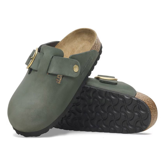 Birkenstock Leather Boston Big Buckle
